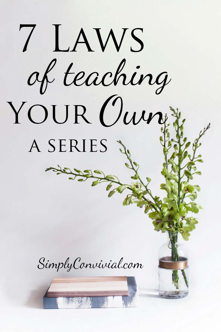 7 Laws of Teaching your Own.