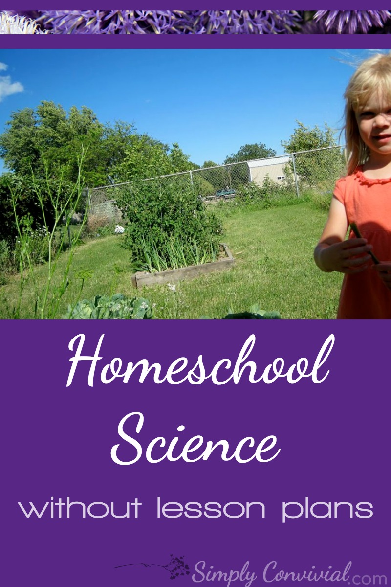 Homeschool science doesn't have to take a lot of materials, time, or energy. Here's how we do elementary science, simply.