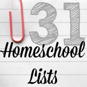 Organize your homeschool lists