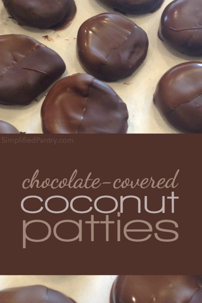 easy recipe chocolate dipped coconut patties