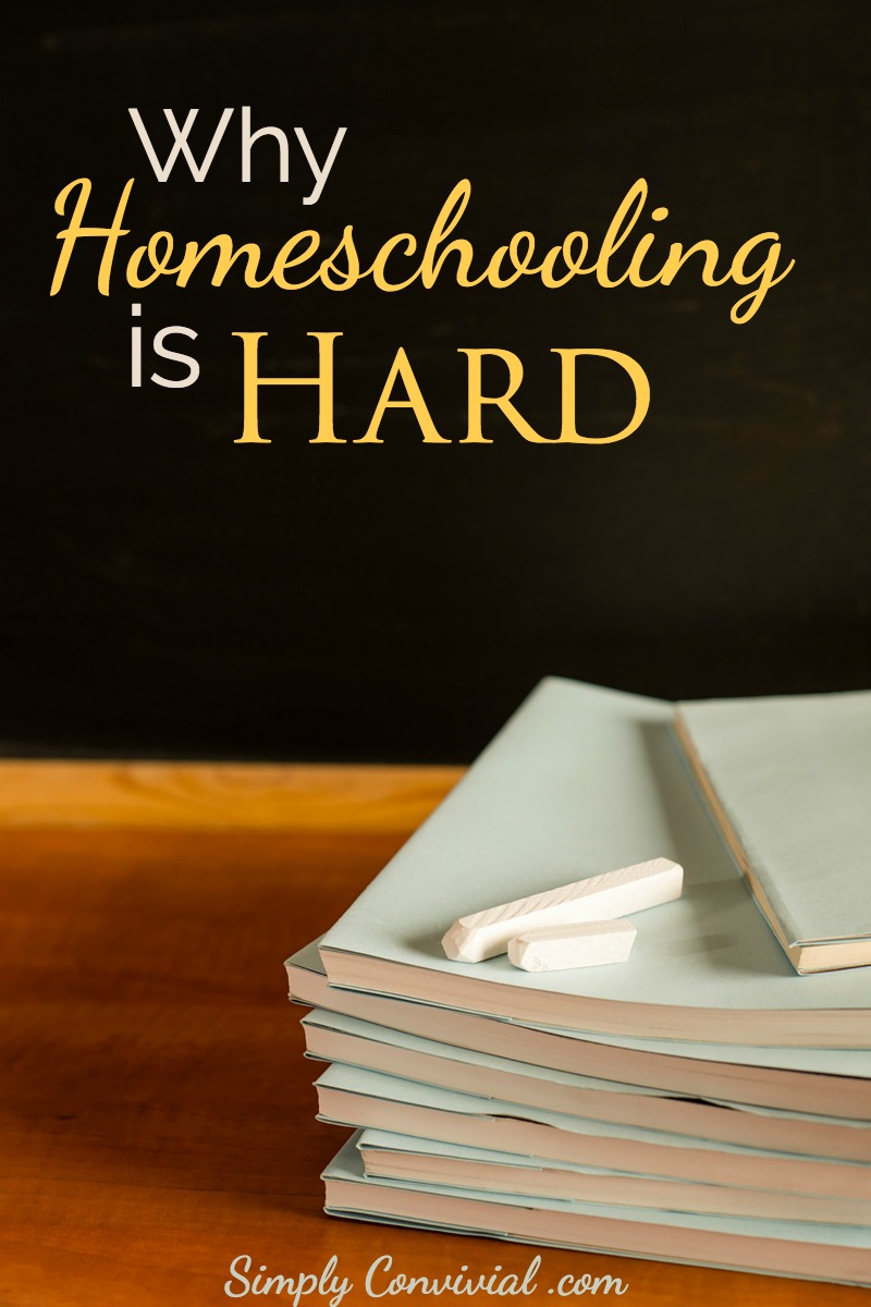Is homeschooling hard for you? That doesn't mean you should give up. Did you expect homeschooling to be hard? Homeschooling is hard, and good for us.