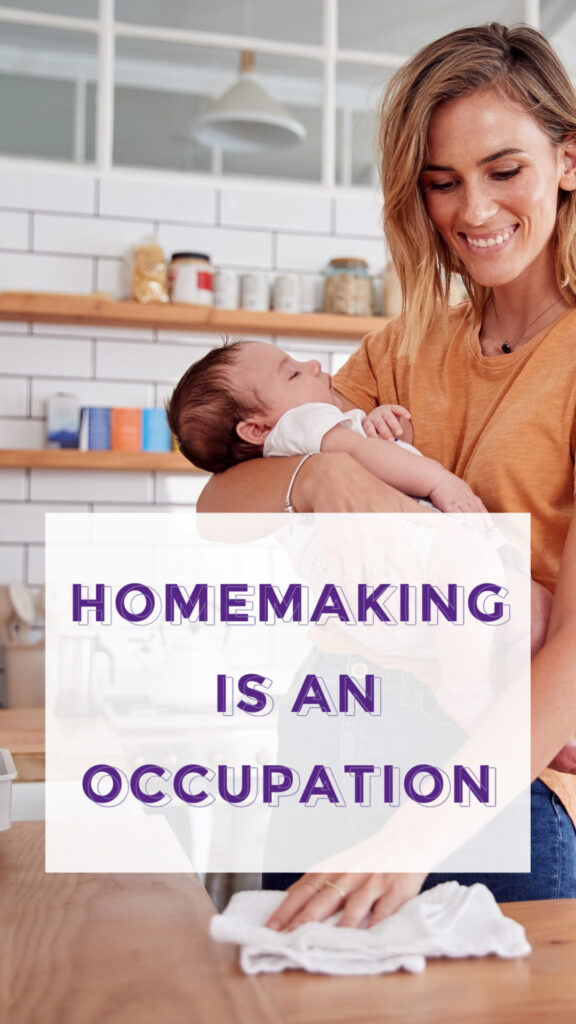 Yes, you can enter homemaker as your occupation even on tax returns and official documents. It is not frowned upon nor is it uncommon. It makes no difference to your taxes. What you enter as your occupation will not affect the calculations in your return in any way.