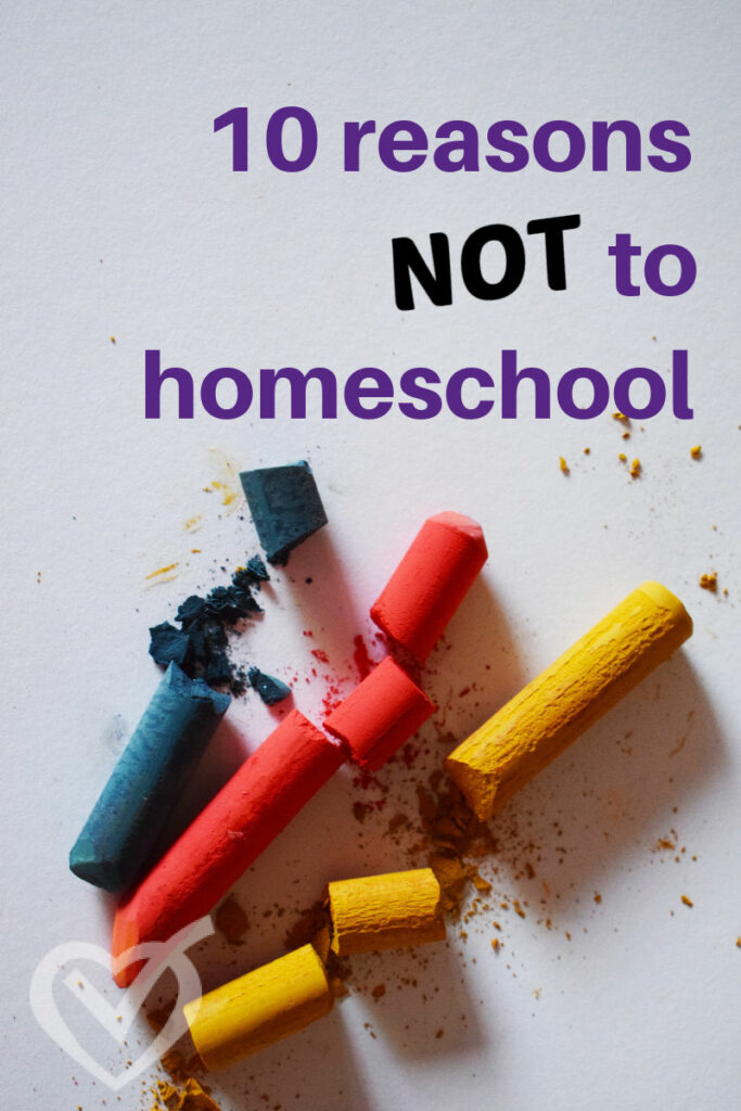 Yes, homeschooling is hard. Let's be honest and tackle the truth about homeschooling and 10 reasons not to homeschool in the first place.