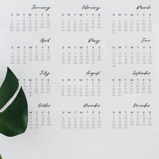 How to organize your calendar - the essentials