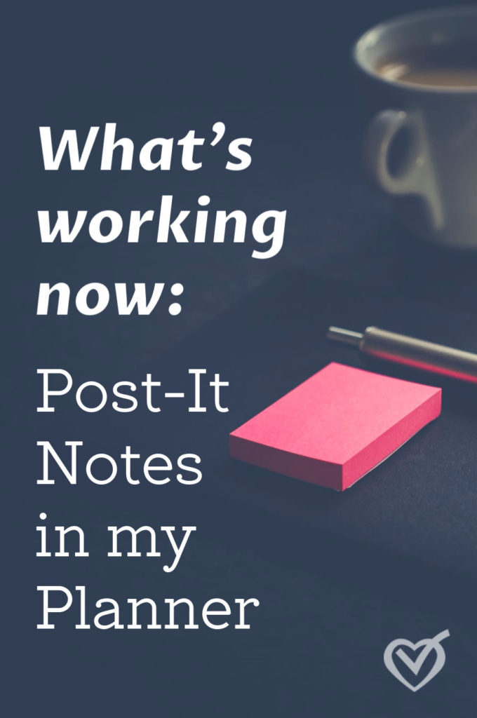 Your planner needs post-it notes. Don't spend more time planning than doing. Post its will help you short cut your planning to action mode.