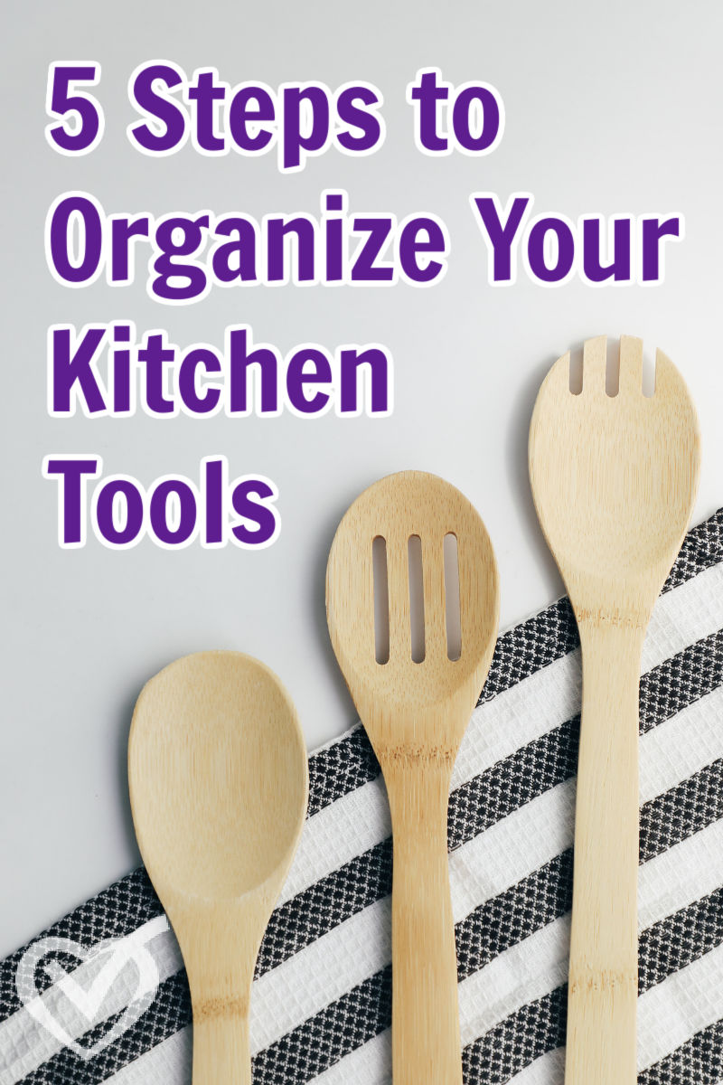 The kitchen is one of the most used spaces in our homes. These five steps will help you organize your kitchen space in a way that works for you.