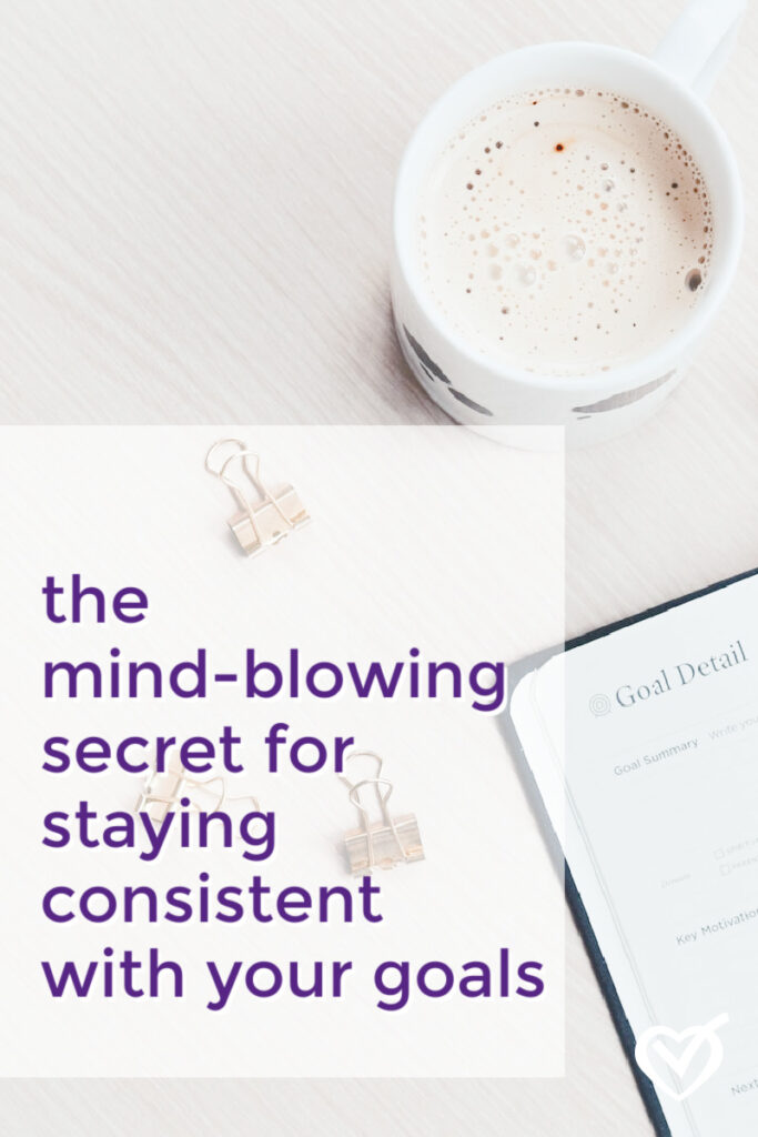 Need help sticking with your goals? The best thing you can do to make consistent progress is also simple and easy. Click and find out.