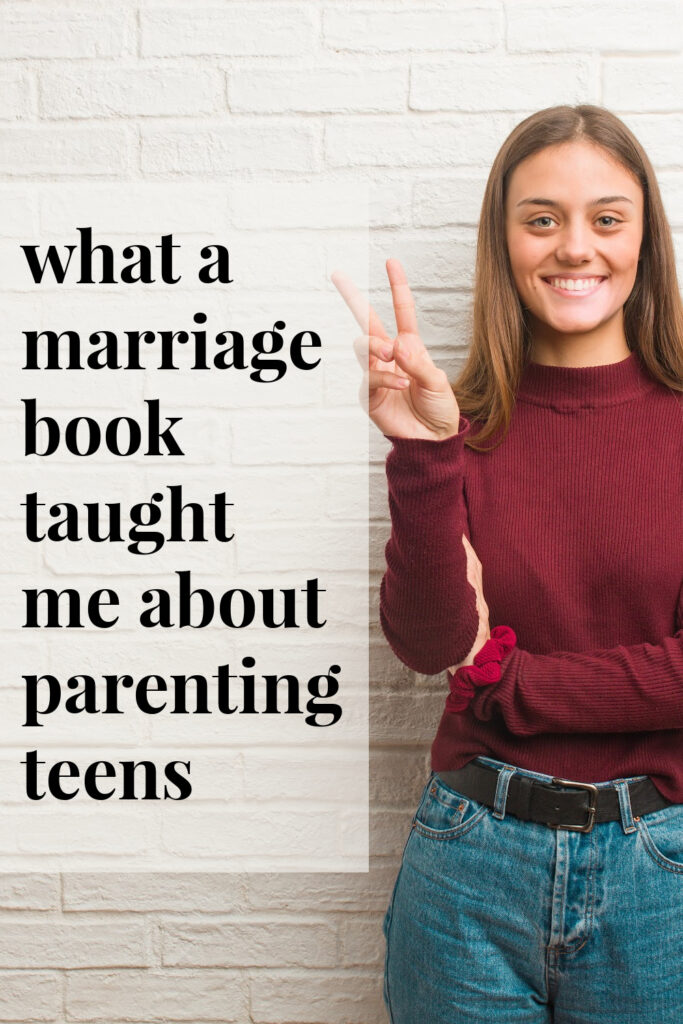 7 Principles of Making Marriage Work by John Gottman taught me more about parenting teens than about marriage. What causes fights? What causes damage? What one simple practice undoes the damage? It's all here.