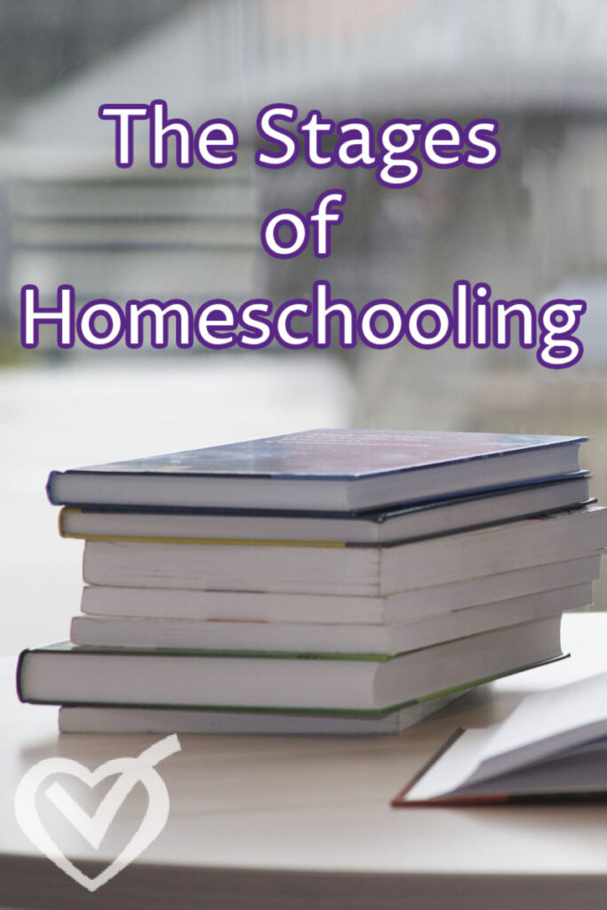 Let's walk through the stages of homeschooling and see how to calibrate our expectations with reality even while we stay in touch with our dreams, with our ideals.