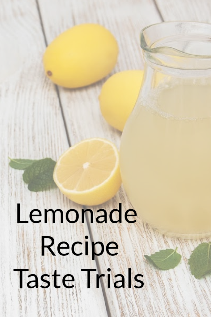 Lemonade Recipe Taste Test – Kool-Aid, RealLemon, and other cheats