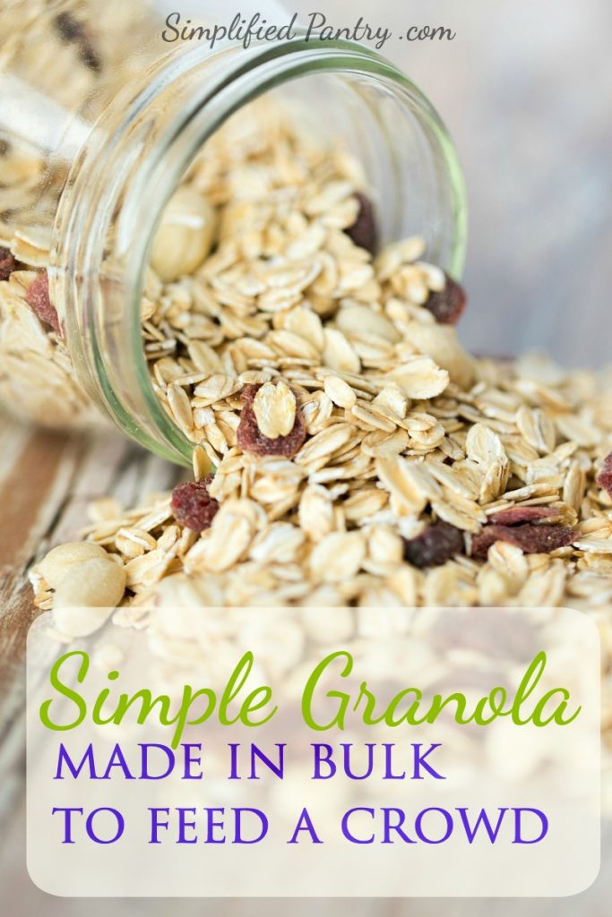 Simplified Homemade Granola Easy Recipe