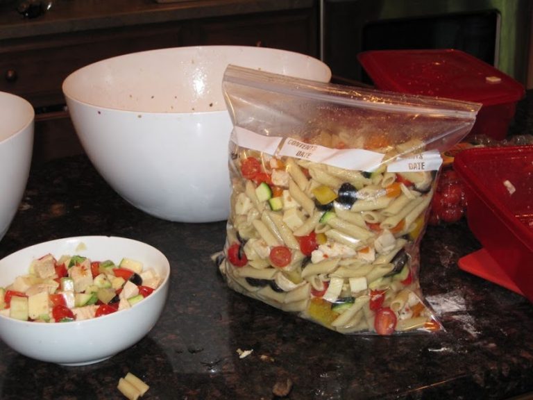 Easily feed a crowd with this chicken pasta salad recipe. Make ahead, make in batches; it will fit into your day easily and be enjoyed by all.