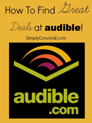 Get cheap or free Audible books