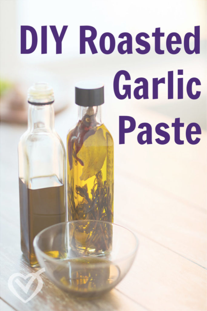 Easy Recipe DIY Roasted Garlic Paste