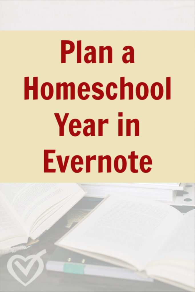 Planning a homeschool year means managing and coordinating a lot of moving pieces. Follow along as I show you how I plan a homeschool year in Evernote.
