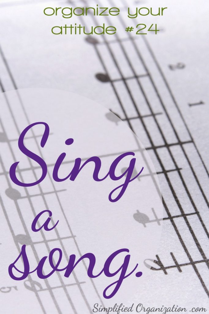 Singing does something to us. It lifts us up out of our internal moping mode and puts us in tune. Through the movement of our voices, we move from discord to harmony.