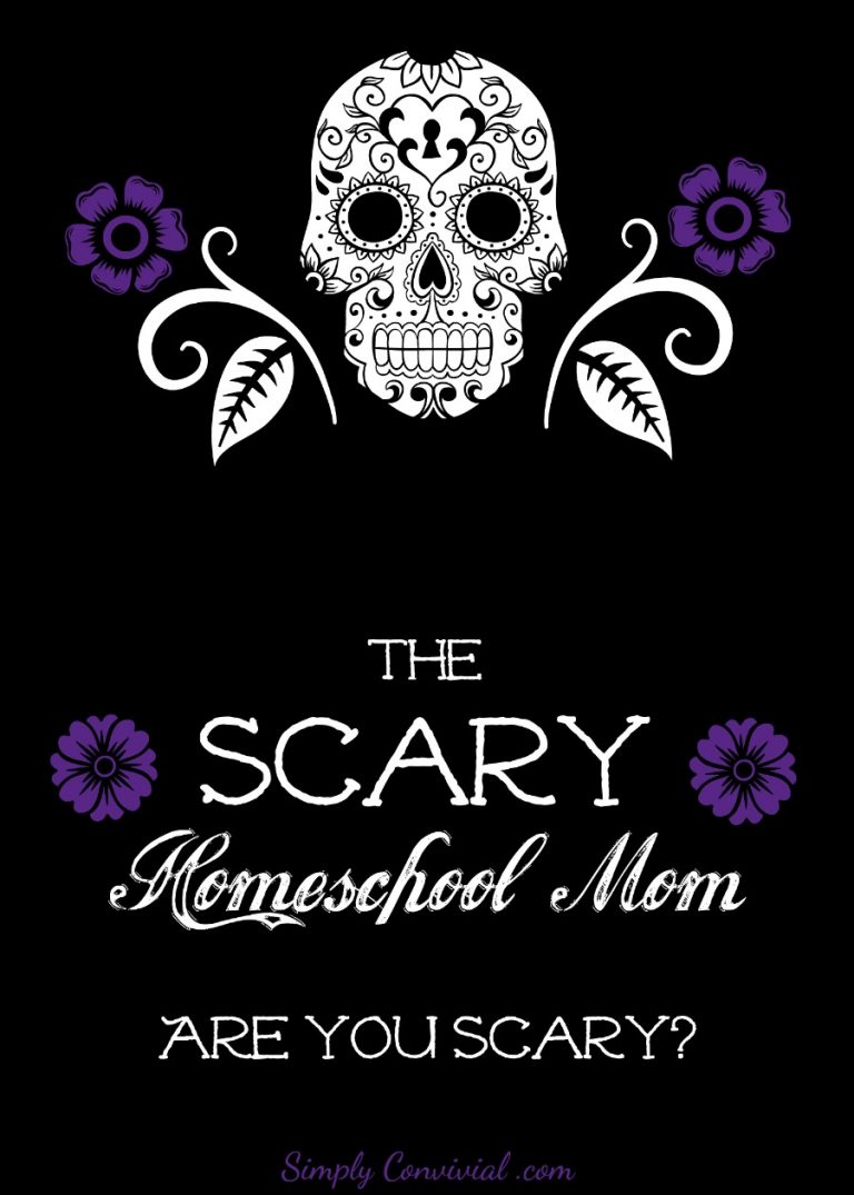 The scary homeschool mom. You’ve met her. Maybe you’ve been her. Maybe you are her. Are you scary? Who do you scare?