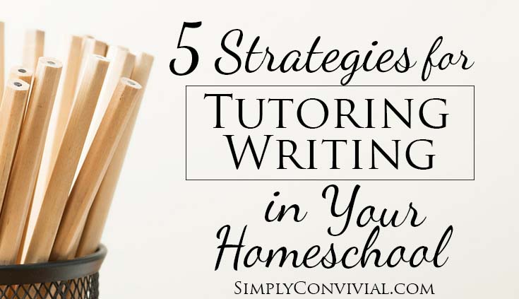 Tutoring writing is the only way to improve writing skills. Whether you homeschool or not, you can tutor writing at home with your child!