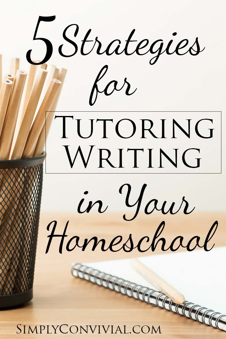 Tutoring writing is the only way to improve writing skills. Whether you homeschool or not, you can tutor writing at home with your child!
