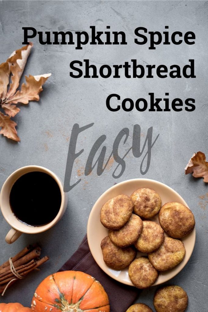 (Easy!) Pumpkin Spice Shortbread Cookie Recipe