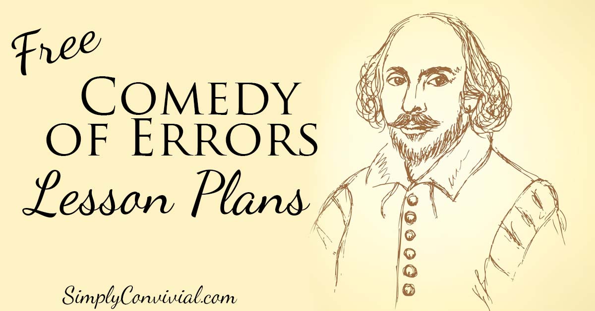 Shakespeare's The Comedy of Errors resources and lesson plans to help kids fall in love with Shakespeare and enjoy this hilarious play!