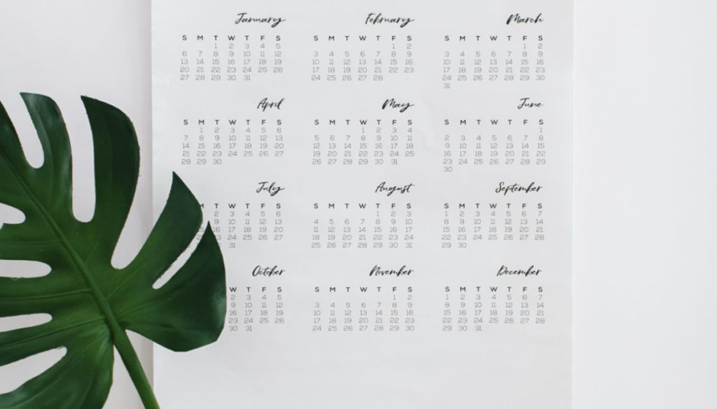 How to organize your calendar – the essentials
