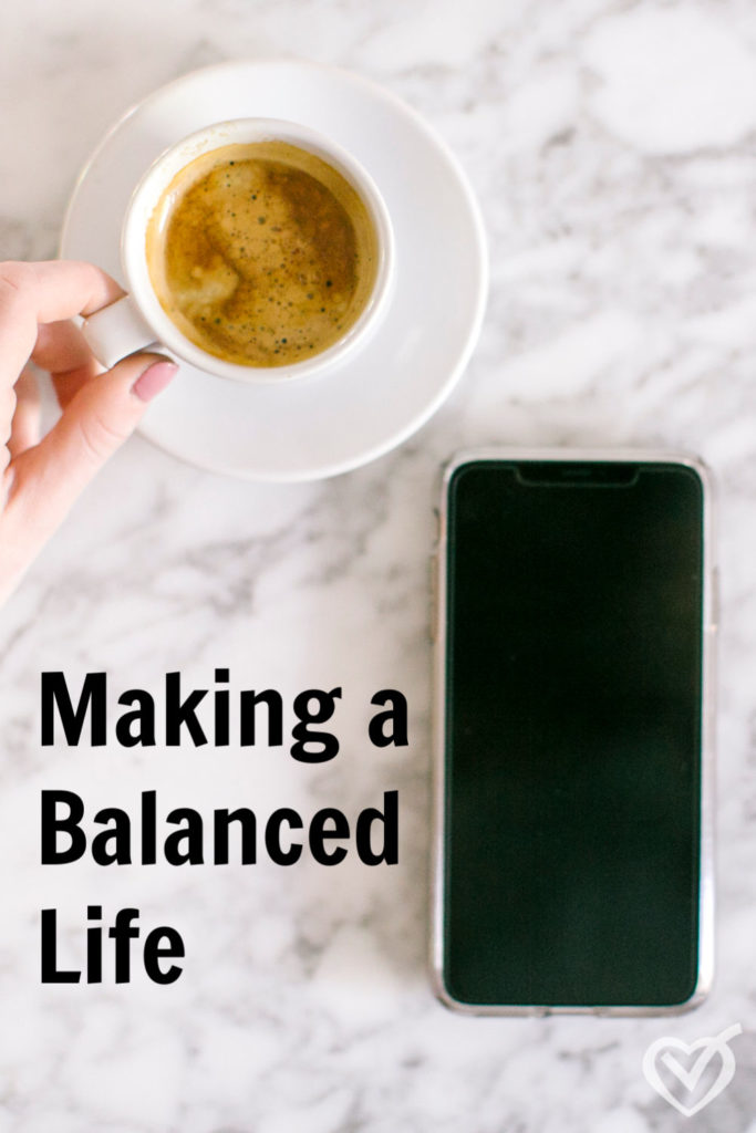 Want to live a balanced life? What does that even mean? This short pep talk explains how to finally find a balanced life as a mom.