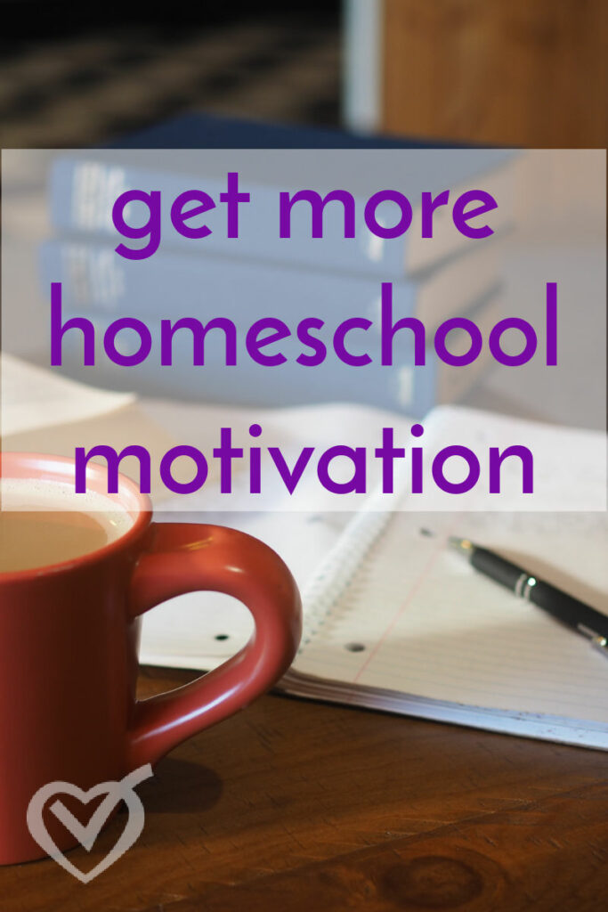 Much of the time, what we call a lack of motivation is simply inertia. These ten practices will increase your motivation for average homeschool days.
