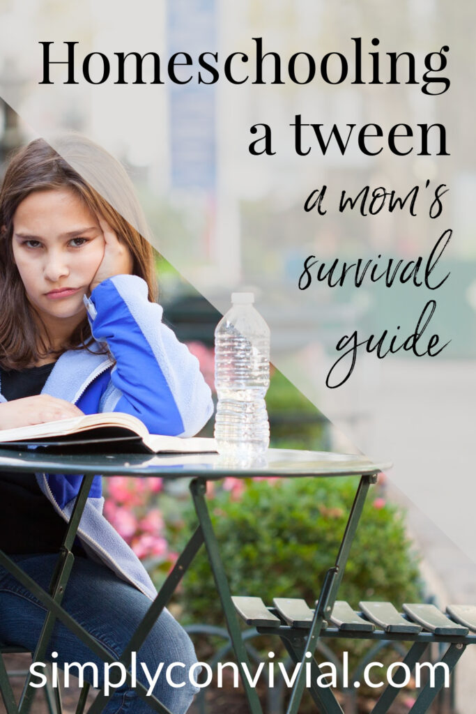 It can be challenging to homeschool a tween, but it is rewarding for us and healthy for them if we're prepared.